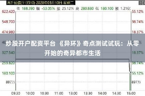 炒股开户配资平台 《异环》奇点测试试玩：从零开始的奇异都市生活